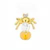 Wholesale 1 Piece Lip Rings Casual Simple Style Classic Style Crown Flower Spider 316L Stainless Steel Waterproof Non Tarnish Surgical Steel Zircon Ion Plating (IP) 18K Gold Plated Lip Rings Ear Cartilage Rings & Studs