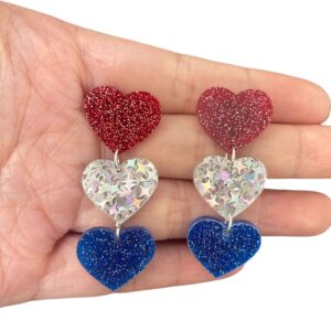 G101 three love earrings
