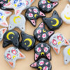 Wholesale 10pcs Cat Acrylic Beads with Beads OLY Exclusive