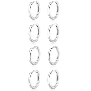 Steel Color 4 Pairs Set / (1.6mm Wire Diameter) 8mm 8mm 8mm 8mm 4 Pairs Set