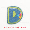 Wholesale Factory direct 26 letters animal cloth cartoon cloth patch clothes embroidery denim spot