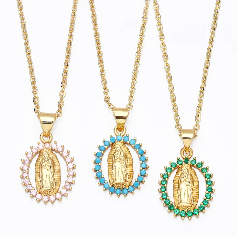 Wholesale Fashion Geometric Copper 18k Gold Plated Necklace In Bulk