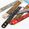 Wholesale leather bracelet crystal gravel color bracelet fashion bracelet