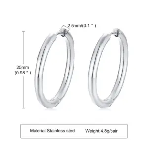 Silver / 2.5mm*25mm
