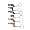 oly-4dc2e40321d261894ea76c7d56106774 Wholesale small size Alloy Pistol Model Mini Breta Mauser M1896 Ruger P08R45 Bull Keychain Pendant