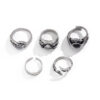 oly-4dc6313dab35a776f3ff2498fb30cbb0 Wholesale Fashion Gothic Style Skull Gemstone Ring Men's Trendy Hip-Hop Niche Men's Personalized Ring Bracelet Set