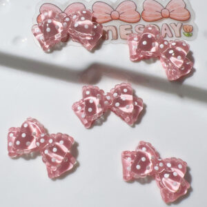 Transparent bow watermelon red