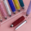 oly-4dd844585e2754ff0d8cdc40253543c7 Wholesale Cross-border Live Hot Selling Color Touch Screen Pen ill Pen Ceramic Mud Full Diamond Beaded Pen DIY Beaded Ballint Pen Heavy Industry Pen