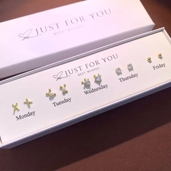 Wholesale 1 Set Simple Style Leaf Flower Inlay Copper Zircon Ear Studs