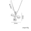 Copper White Gold Plated Basic Plating Letter Pendant Necklace