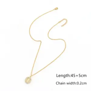 Gold / Micro-inlaid zircon