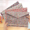 Wholesale Elegant File Bag Floral A4 File Bag Felt File Bag A4 Snap Folder Elegant Pencil Bag