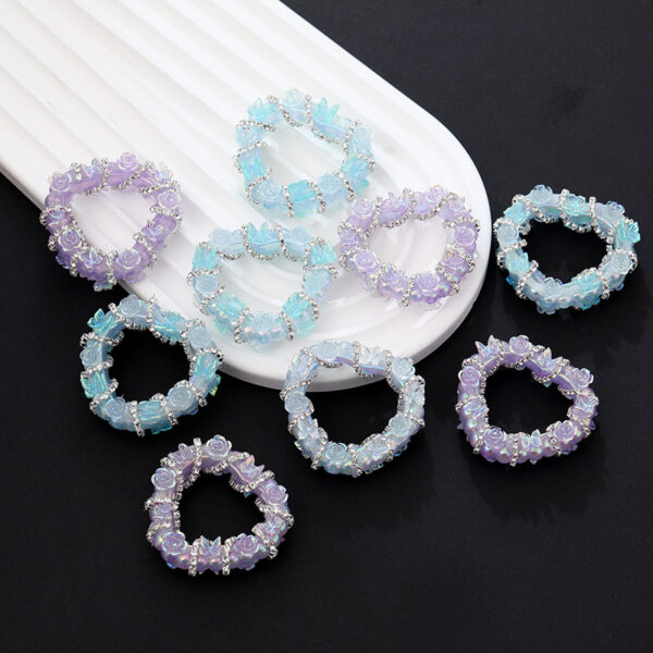oly-4dec3191d1204d094e393ea632e6cae5 Wholesale Full Diamond Heavy Industry Butterfly Flower Love Flower Ball diy Hand-made Trendy Play Beaded Mobile Phone Bag Bag Hanging Chain Aessories
