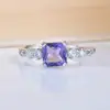 Wholesale Jewelry Fashion Geometric Copper Artificial Gemstones Diamond