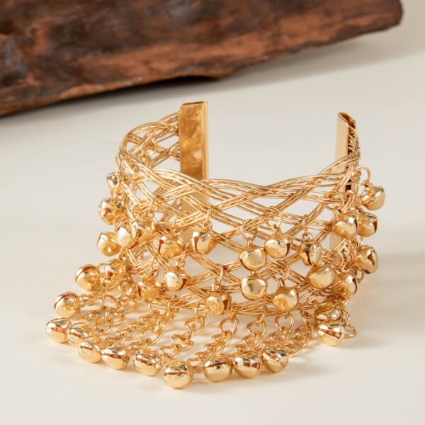 Wholesale European and American Cross-Border Fashion Personality Hollow Water Drop Pendant Bracelet Geometric Minimalist Design Bracelet