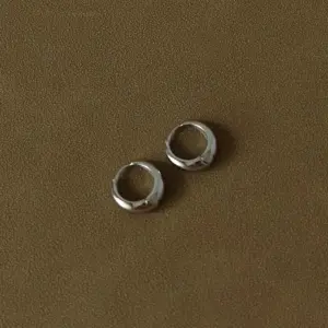 Medium Melon Seeds Ear Clip / Steel Color