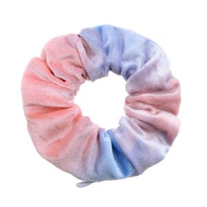 Tie-dyed blue pink purple