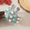 Wholesale European and American new bohemian Retro iron bracelet turquoise ethnic jewelry wholesale factory