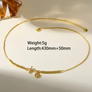 Gold / See Size Chart / St. Jude Necklace