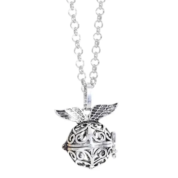 PVD Coated Real Gold Plated 18K Gold Angel Wings Wings Stainless Steel Copper Vintage Style Streetwear Waterproof Non Tarnish Stainless Steel Pendant Necklace