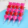 Wholesale Creative expression 2 color love sharpen-free pencil replaceable Core head pencil puzzle multi-block pencil