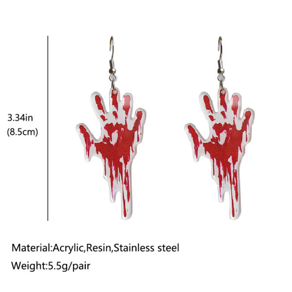 Wholesale Halloween Horror Acrylic Earrings