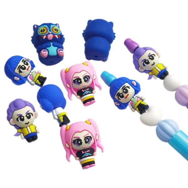 Wholesale Cute 3D silicone cartoon Focal Beads