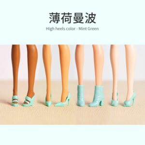 Mint mambo (4 pairs) / Supermodel dolls have similar foot shapes and can be worn