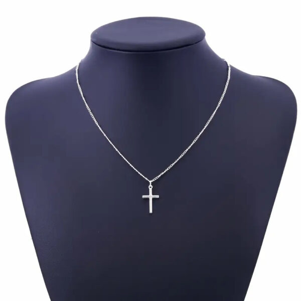 Wholesale Cross Necklace Cold Style Simple Korean Style Fashion Temperament Personality All-match Retro Niche Trendy Cool High-end Design