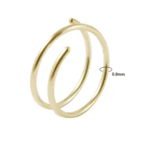 Glossy-Gold / 0.8X8MM