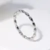 Wholesale PVD Coated Real Gold Plated Solid Color Stainless Steel Sweet Waterproof Non Tarnish Rings