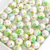 Wholesale Color coated ocean acrylic beads