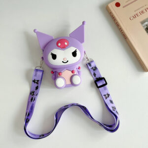 Purple Full Body Kuromi Medium Bag