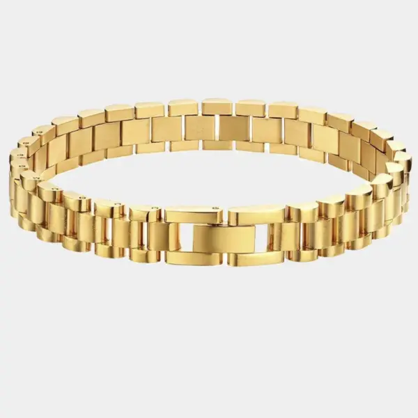 Wholesale Retro Geometric 304 Stainless Steel Chain-free Bracelets In Bulk