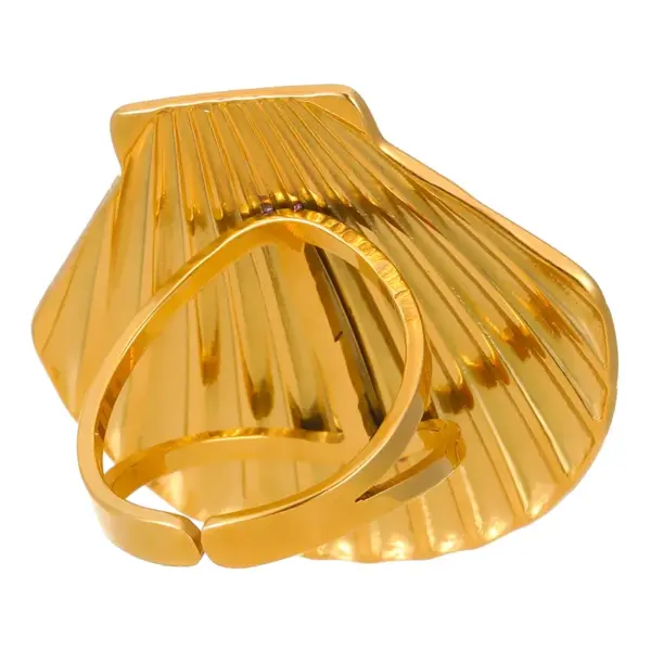 Wholesale Jewelry Vacation Classic Style Solid Color 304 Stainless Steel Plating Rings