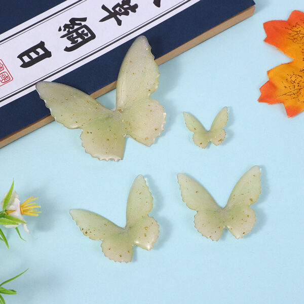 Wholesale New multi-color three-dimensional butterfly glue DIY handmade accessories earrings hair accessories necklace resin