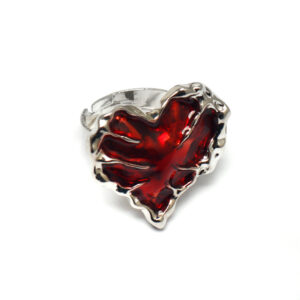 Red lava love ring 309