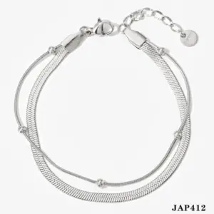 Jap412 Silver Anklet
