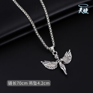 8254#Angel necklace