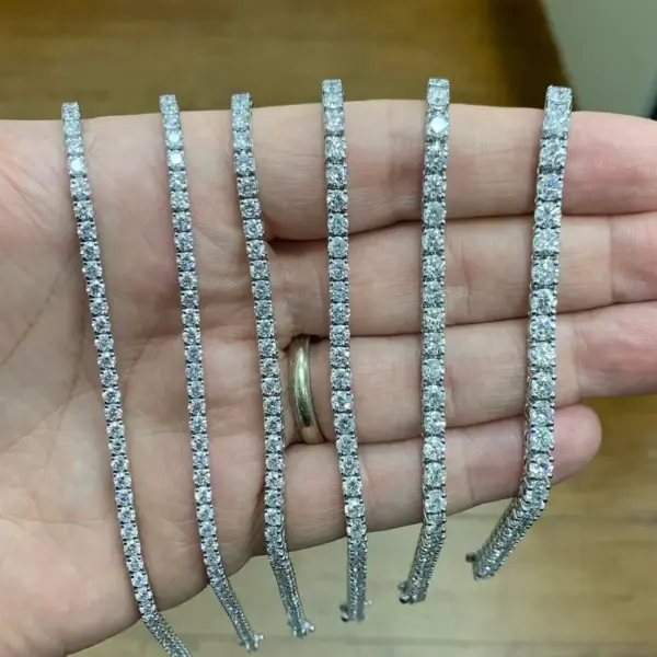 Wholesale Fashion Geometric Copper Plating Zircon Bracelets 1 Piece