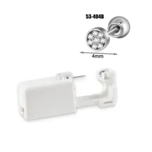 Steel Color 4mm Pack Rhinestone Flower