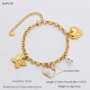 Sl41210 / Electroplating 18K Real Gold