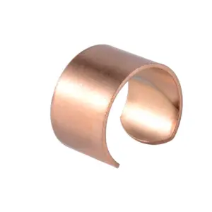 Rose Gold Flat Wide Ear Clip 8mm
