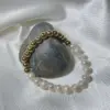 Wholesale Elegant Color Block 304 Stainless Steel Freshwater Pearl Bracelets In Bulk