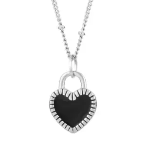 E Type Steel Black-KN235272-Z / Necklace