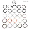 Fashion Geometric Beaded Crystal Beaded Bracelets Wholesale