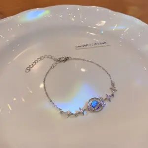 S238 Silver-Planet Bracelet