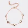 Casual Simple Style Commute Heart Shape 304 Stainless Steel Bracelets In Bulk