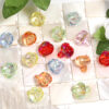 oly-4ef839736c5862f9ec3d63699b832bde Wholesale Peach Heart Hanging Hole Beaded Acrylic Pendant DIY Phone Chain Necklace