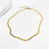 Wholesale Jewelry Fashion Geometric 304 Stainless Steel 18K Gold Plated Plating Necklace